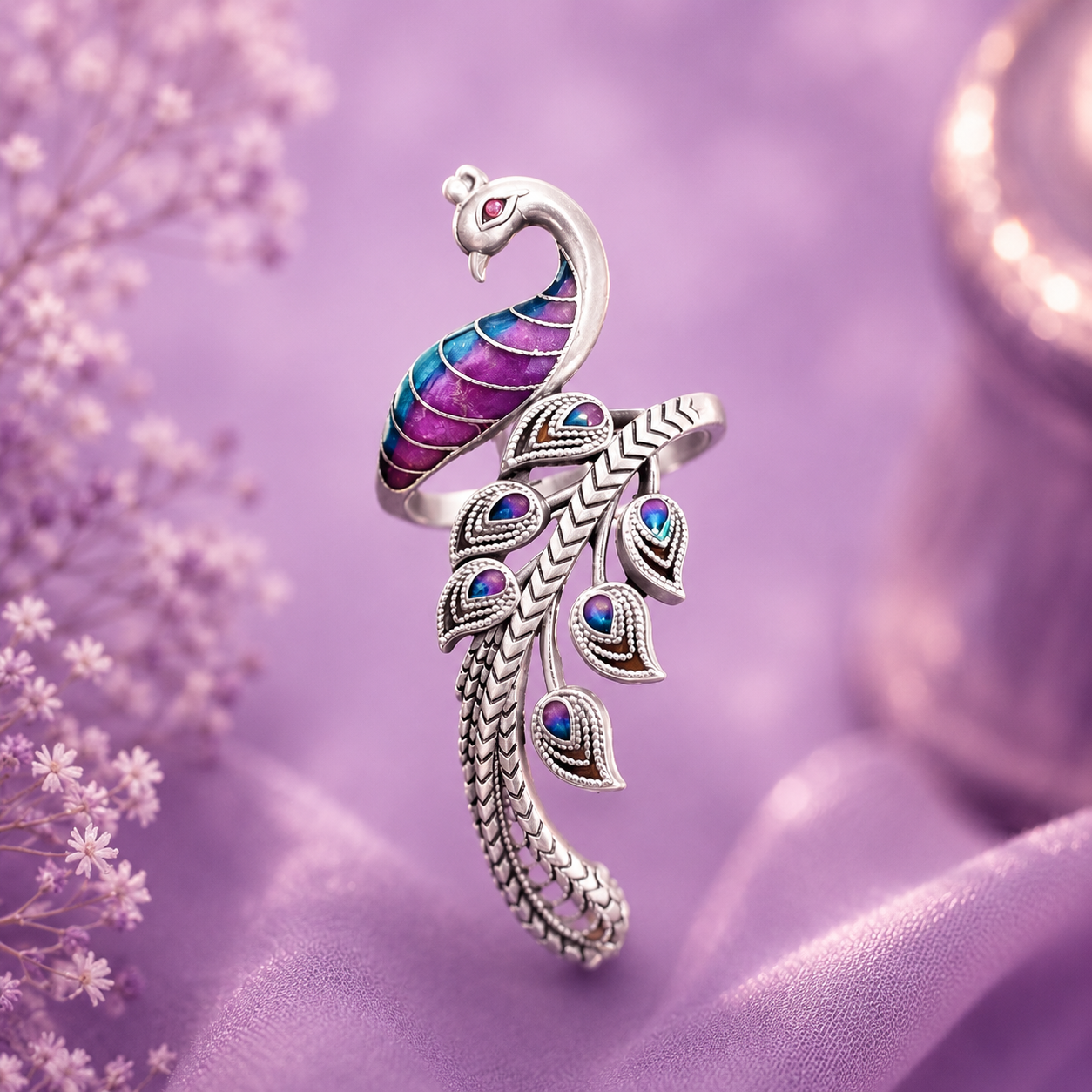 Peacock Ring