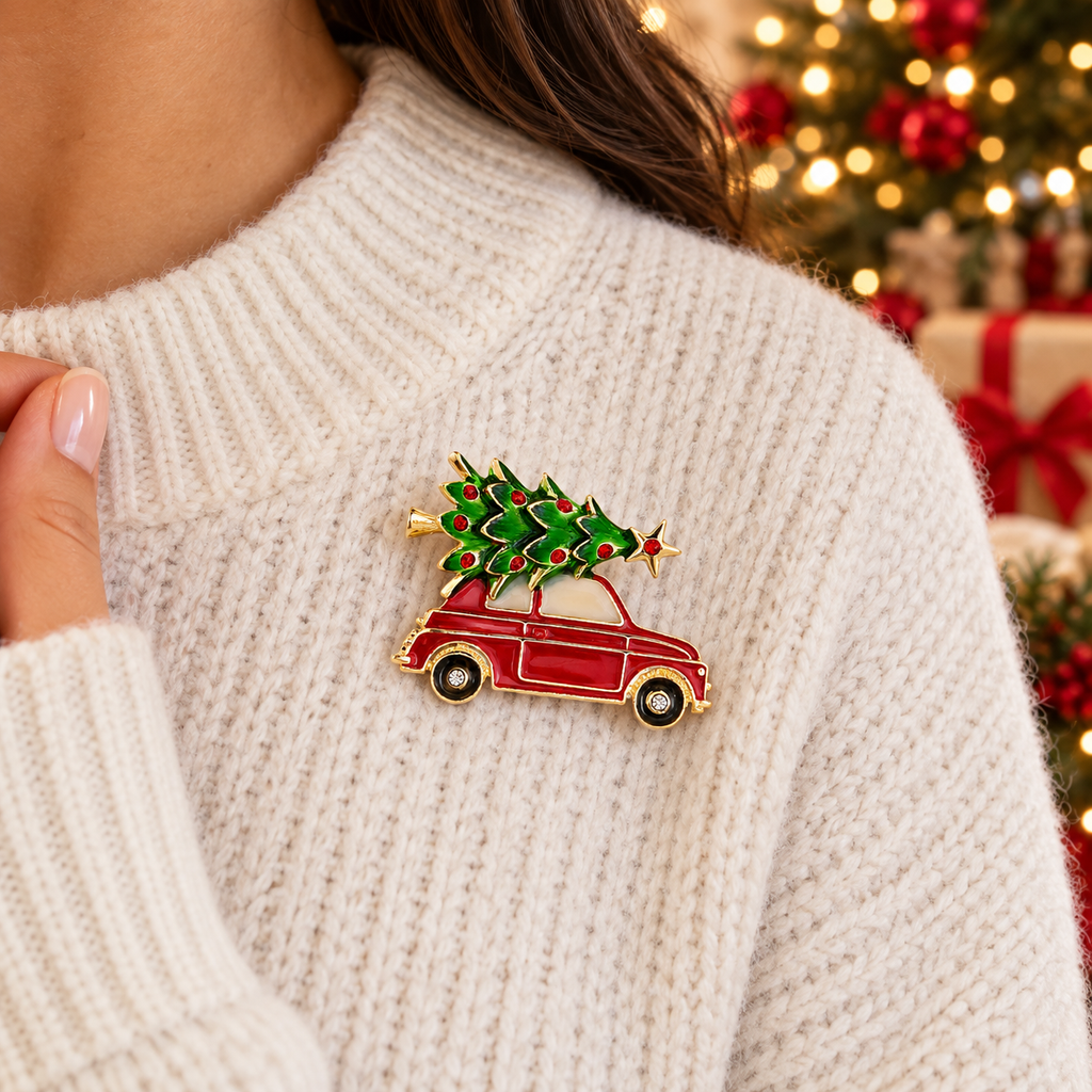 Christmas Tree Brooch