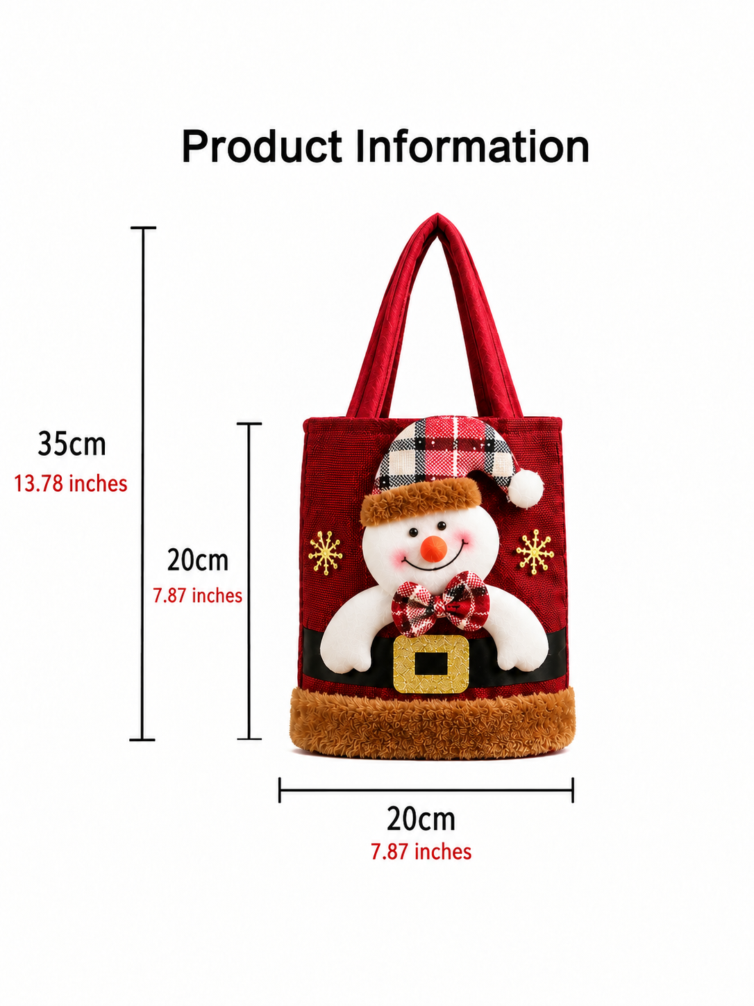 Linen Christmas Gift Bags