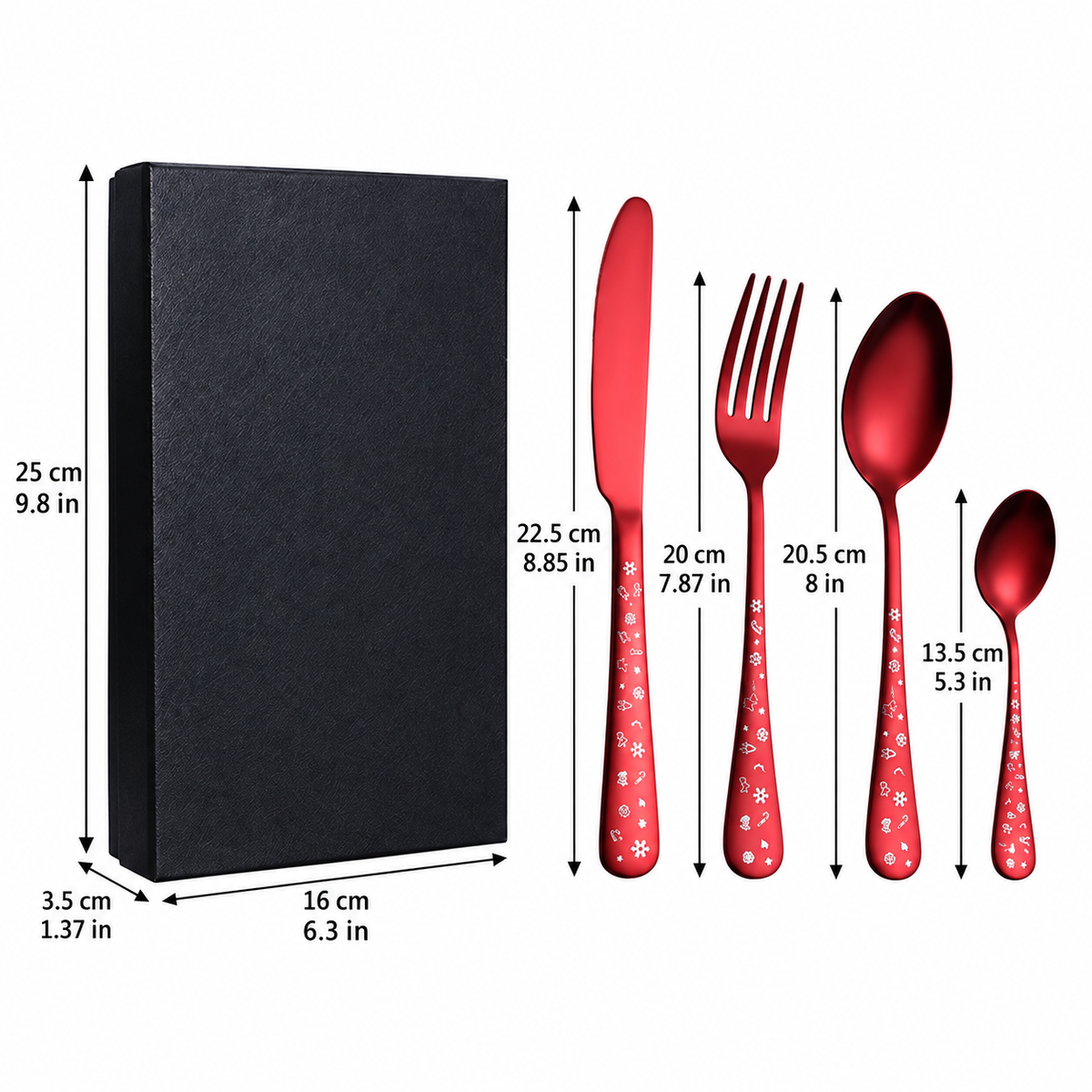 Christmas Stainless Steel Flatware