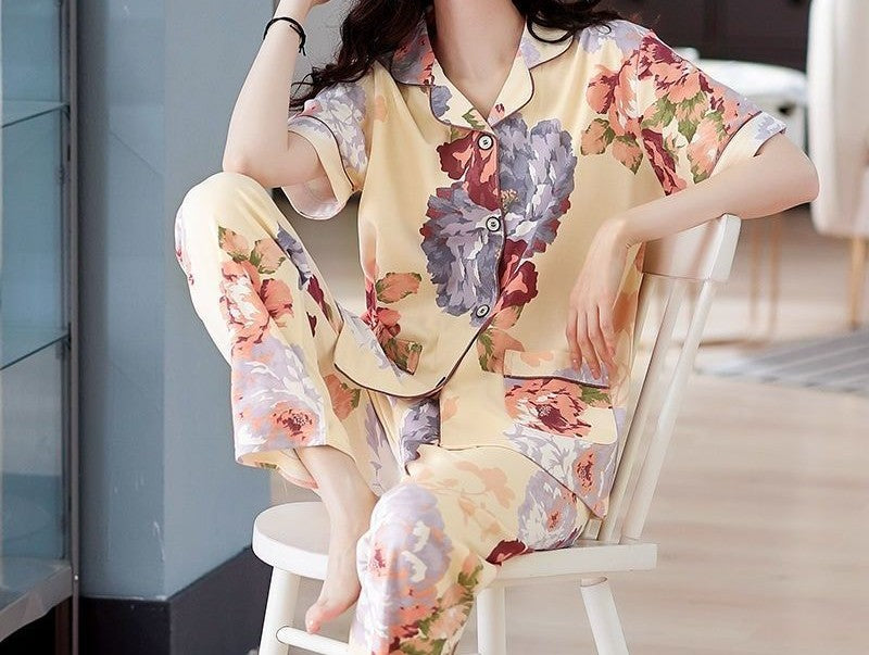 Floral Cotton Pajamas