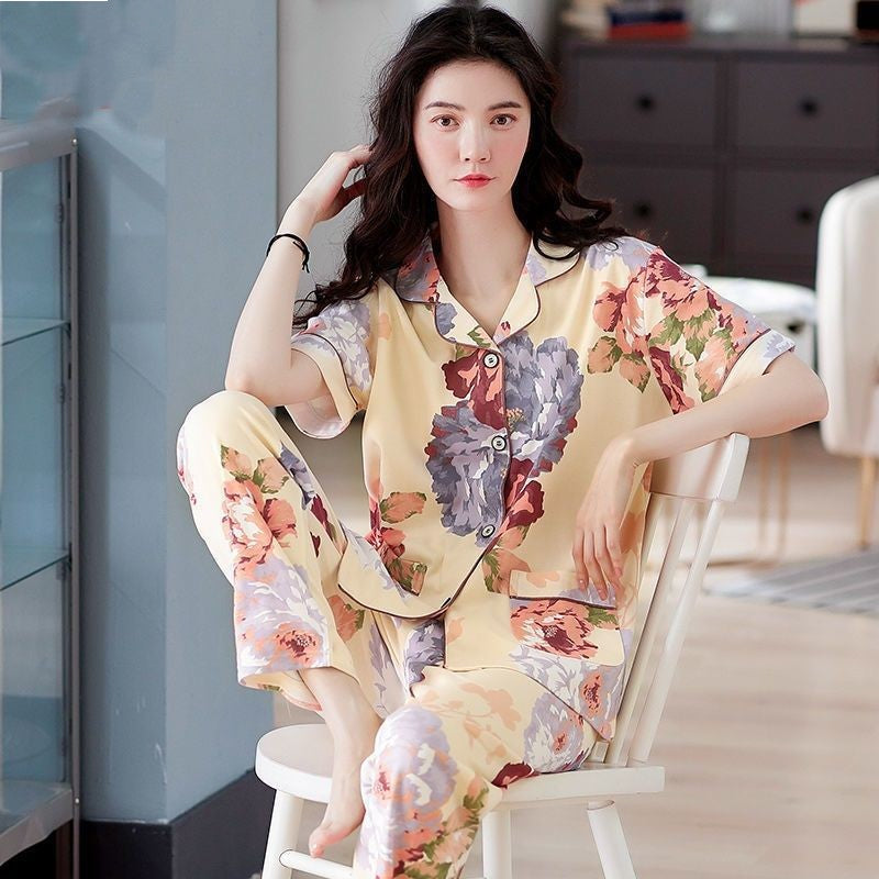 Floral Cotton Pajamas