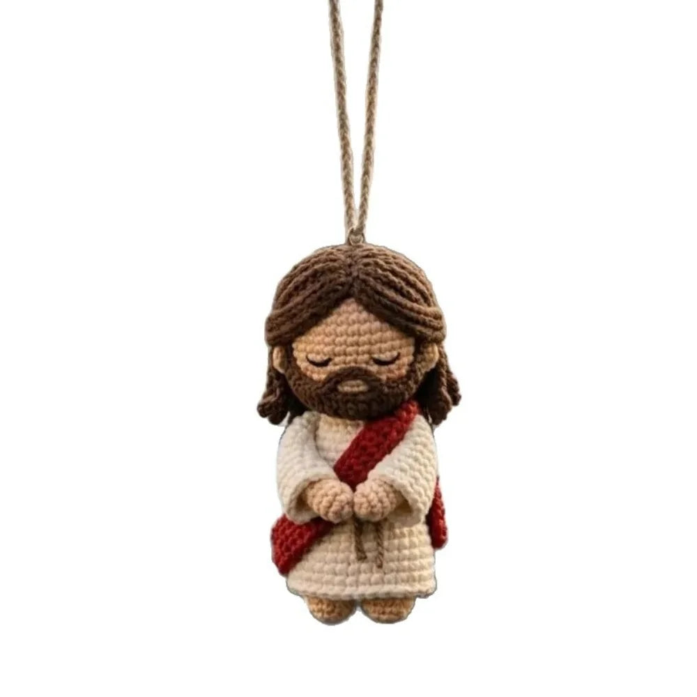 Crochet Jesus Tree Ornament