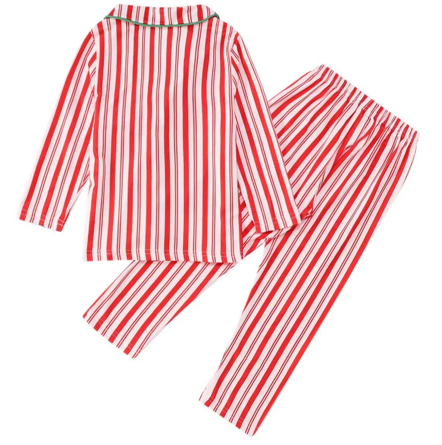 Red, White & Green Christmas Family Pajamas