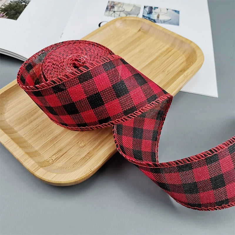 Plaid Christmas Ribbons