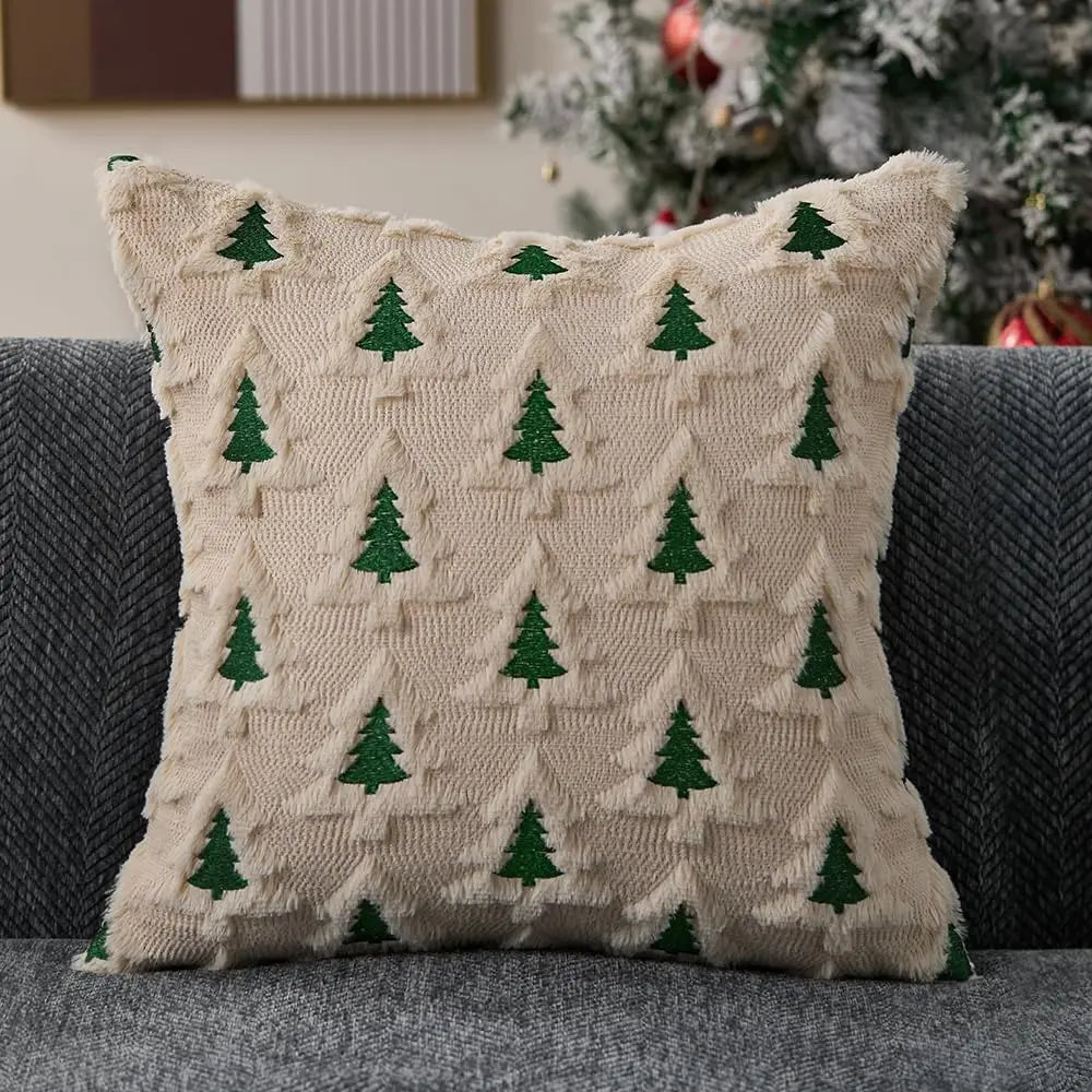 Modern Christmas Tree Pillow Covers