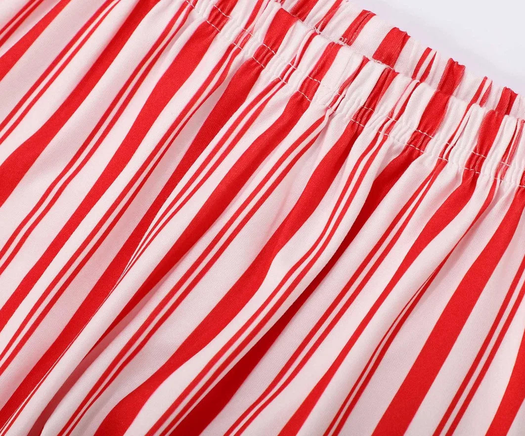 Red, White & Green Christmas Family Pajamas