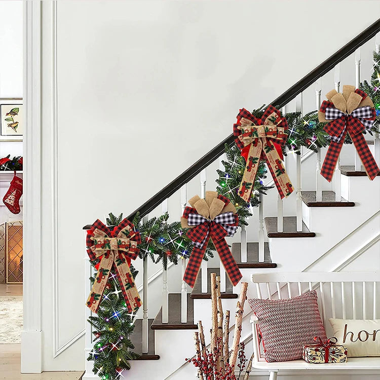 Plaid Christmas Ribbons