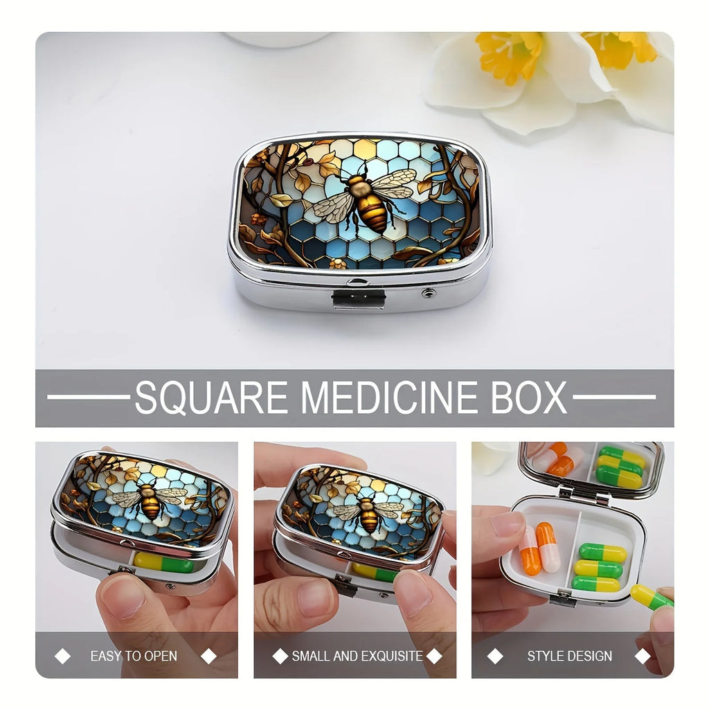 Hexagon Bumble Bee Travel Case