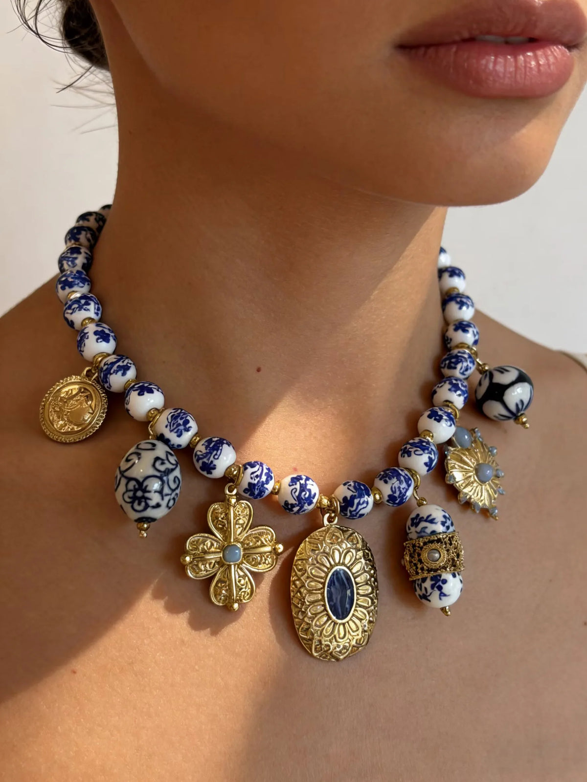 Ceramic Charm Necklace