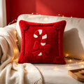 Christmas Candy Ribbon Decorative Pillow Cover