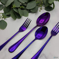 Purple Stainless Steel Flatware Set