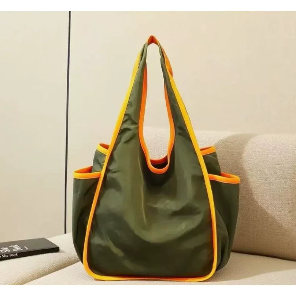 Orange & Olive Reusable Grocery Bag