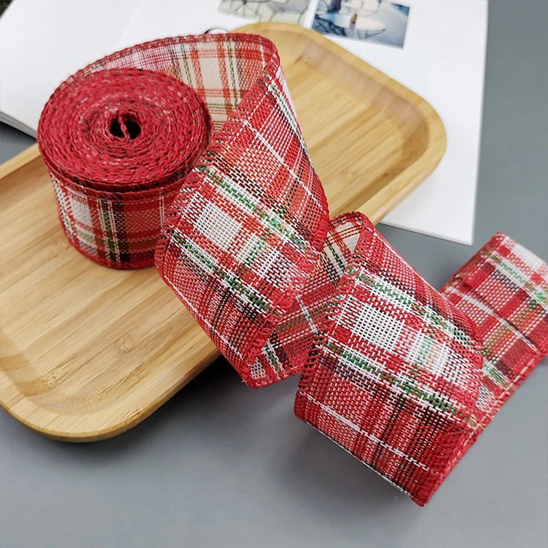 Plaid Christmas Ribbons