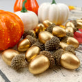 Artificial Golden Acorns – 20-Piece Decorative Set