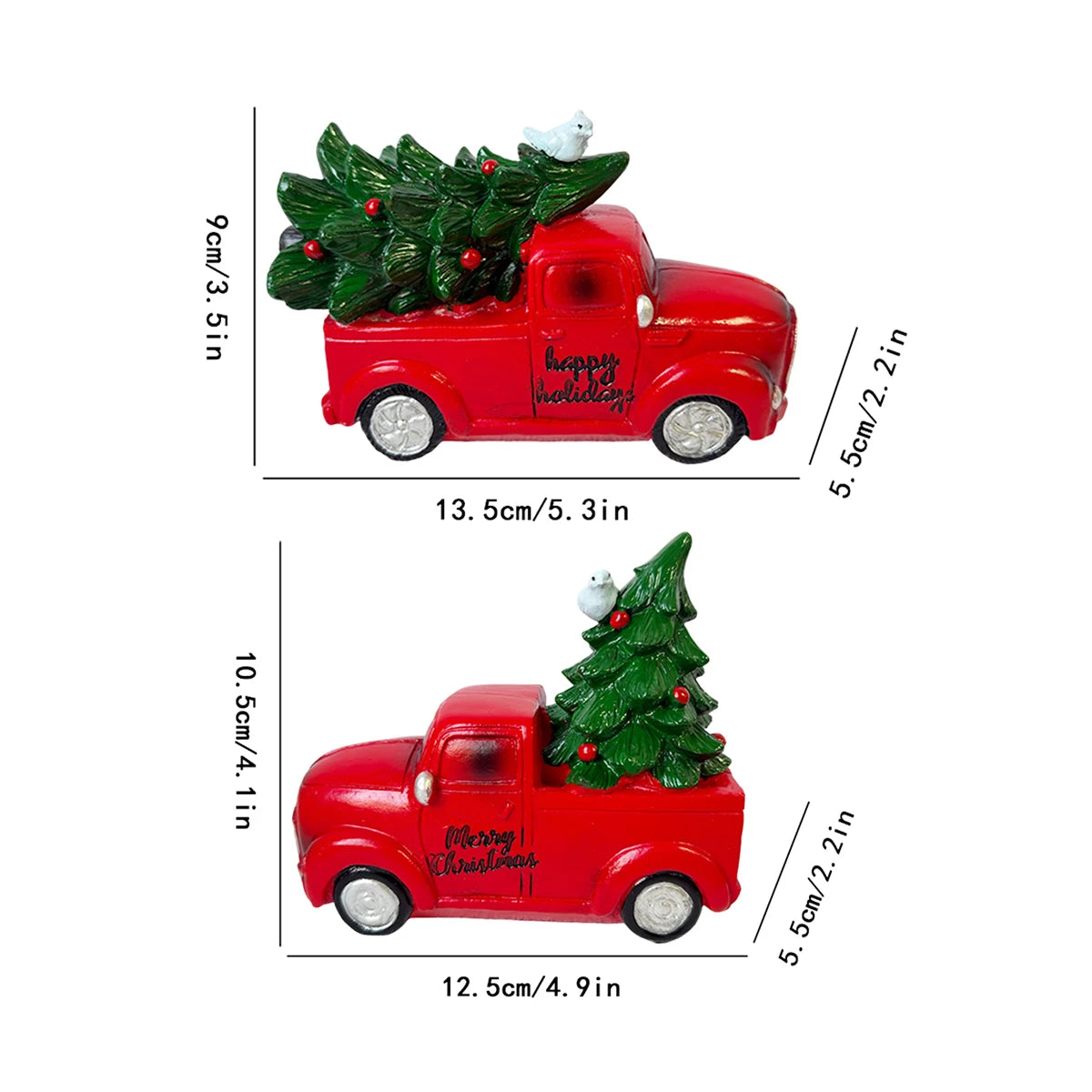Vintage Christmas Truck Decor