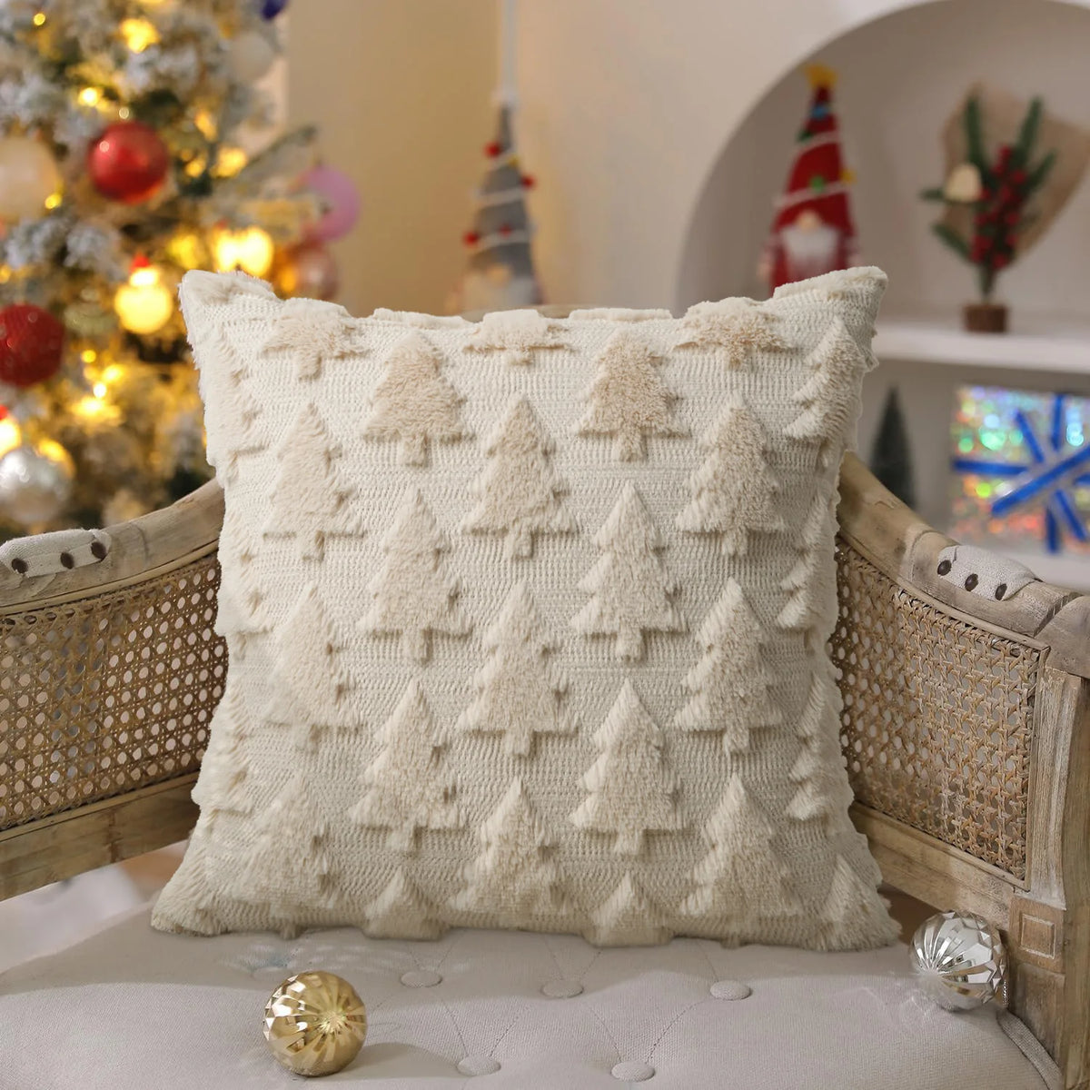 Modern Christmas Tree Pillow Covers