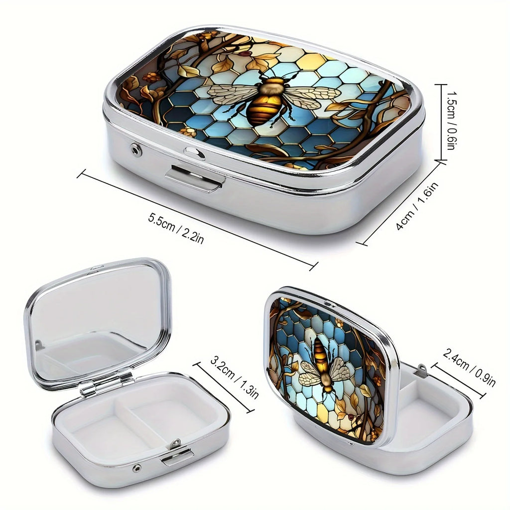 Hexagon Bumble Bee Travel Case