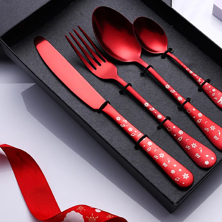 Christmas Stainless Steel Flatware