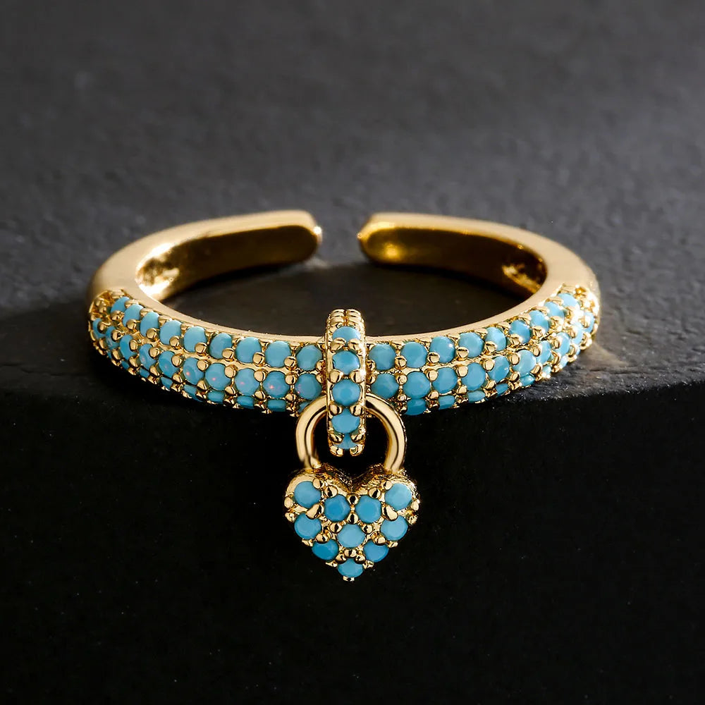 Adjustable Turqoise Ring
