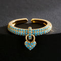 Adjustable Turqoise Ring