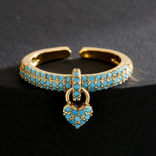 Adjustable Turqoise Ring