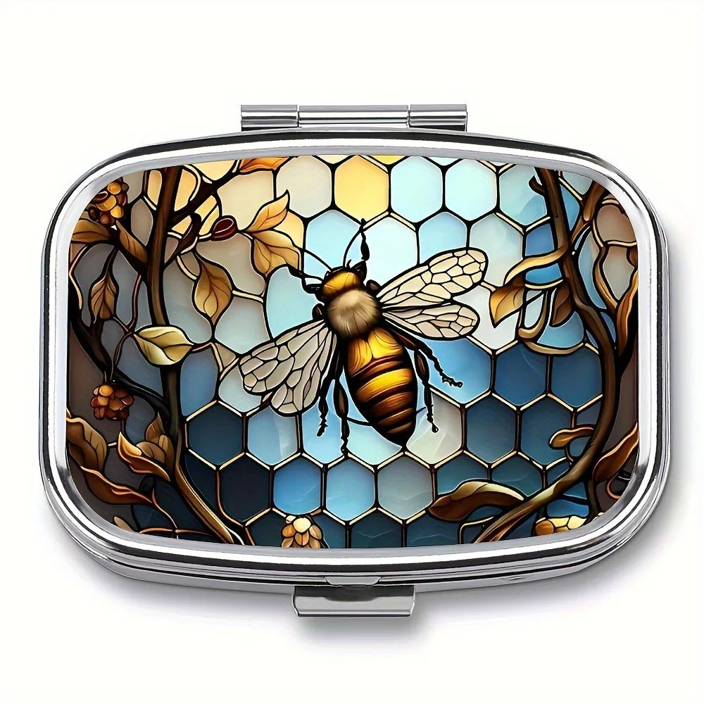 Hexagon Bumble Bee Travel Case