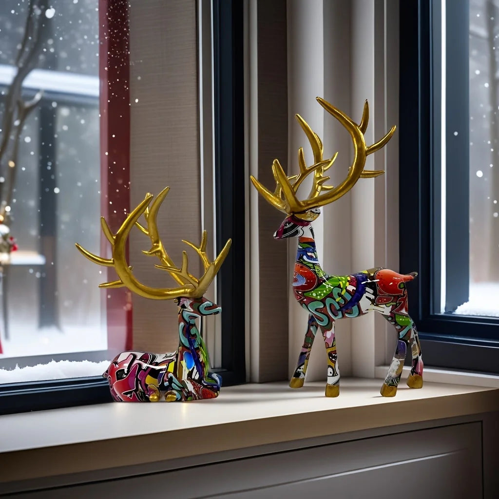 Modern Reindeer Decor