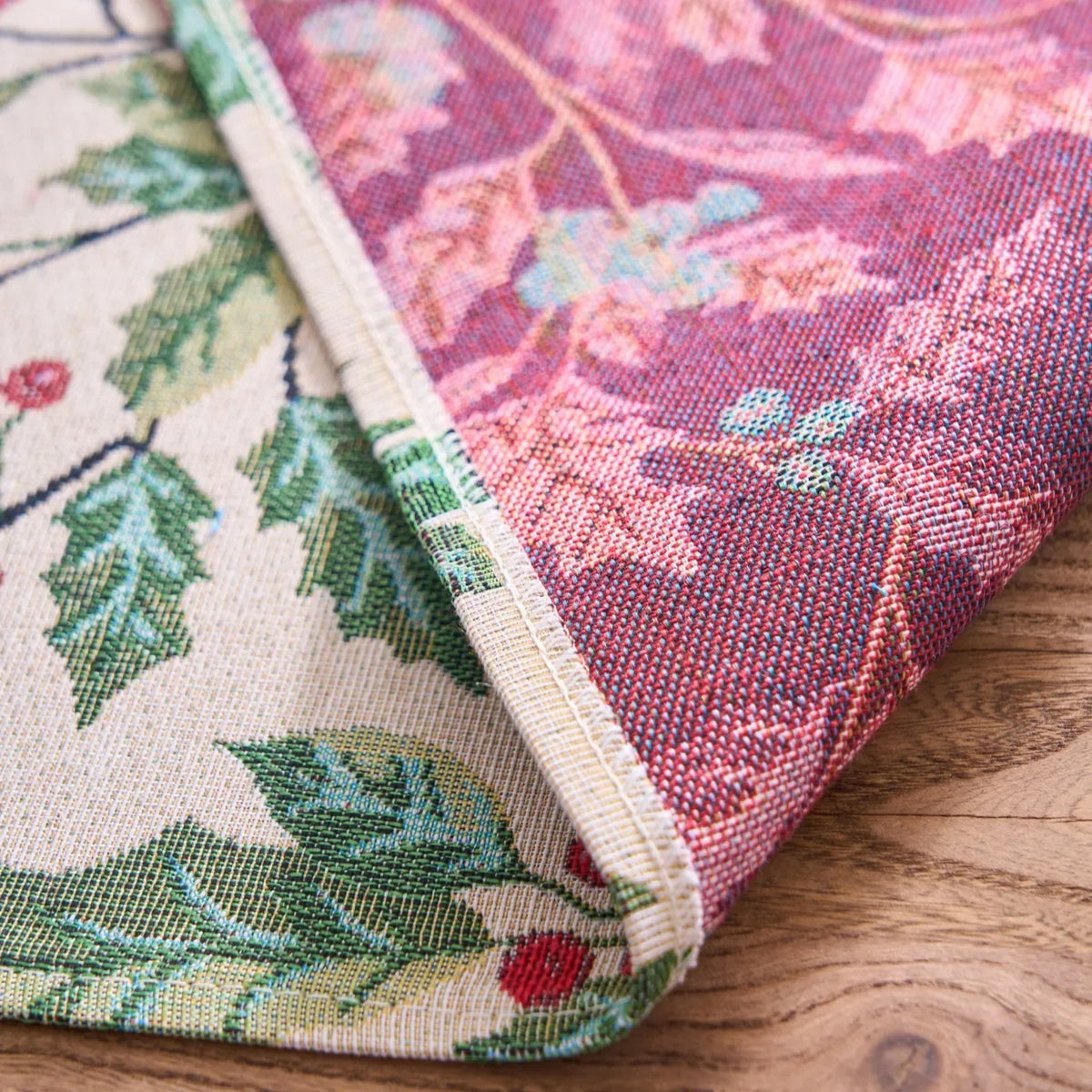 Christmas Table Runner with Tassels