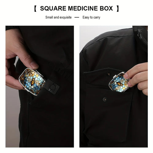 Hexagon Bumble Bee Travel Case