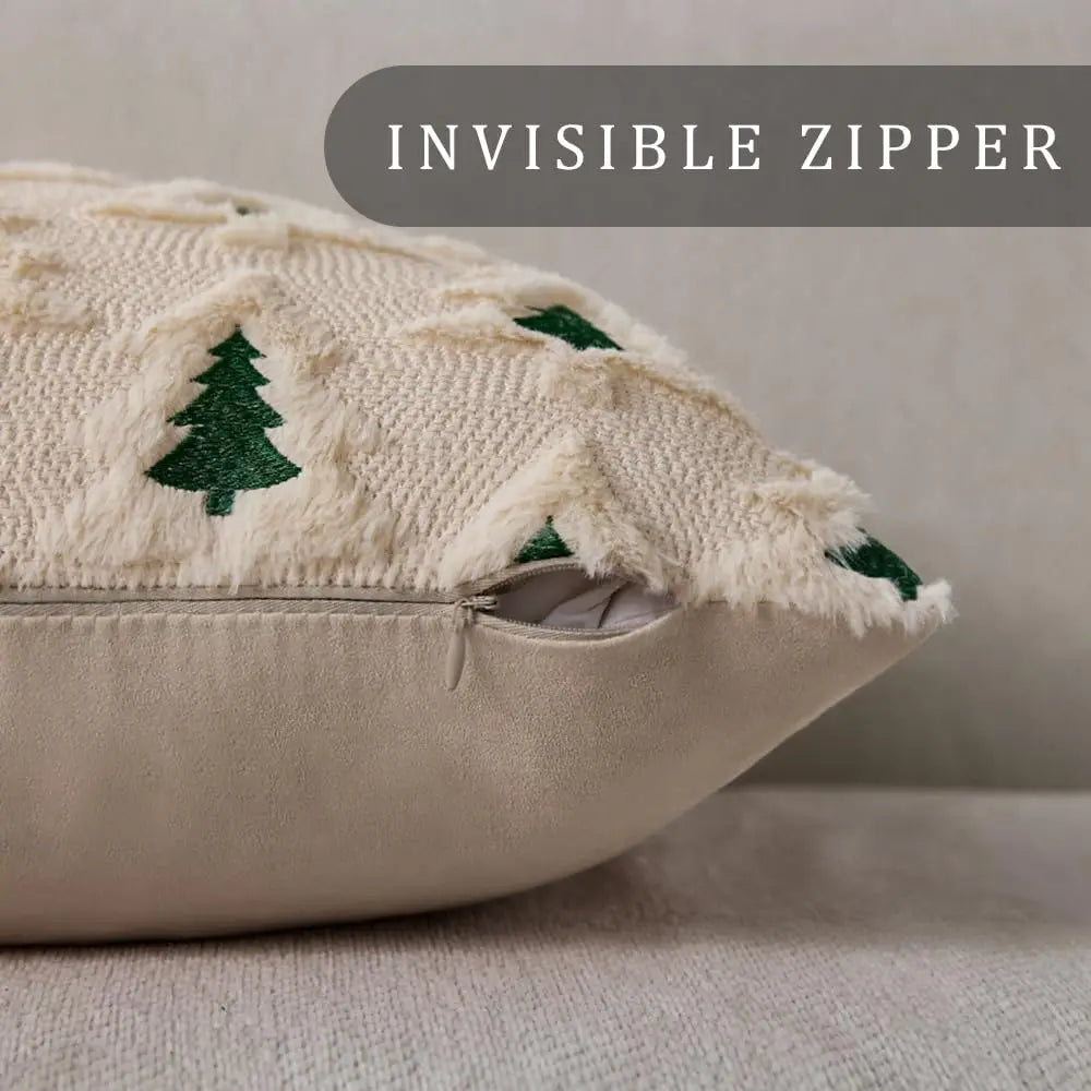 Modern Christmas Tree Pillow Covers