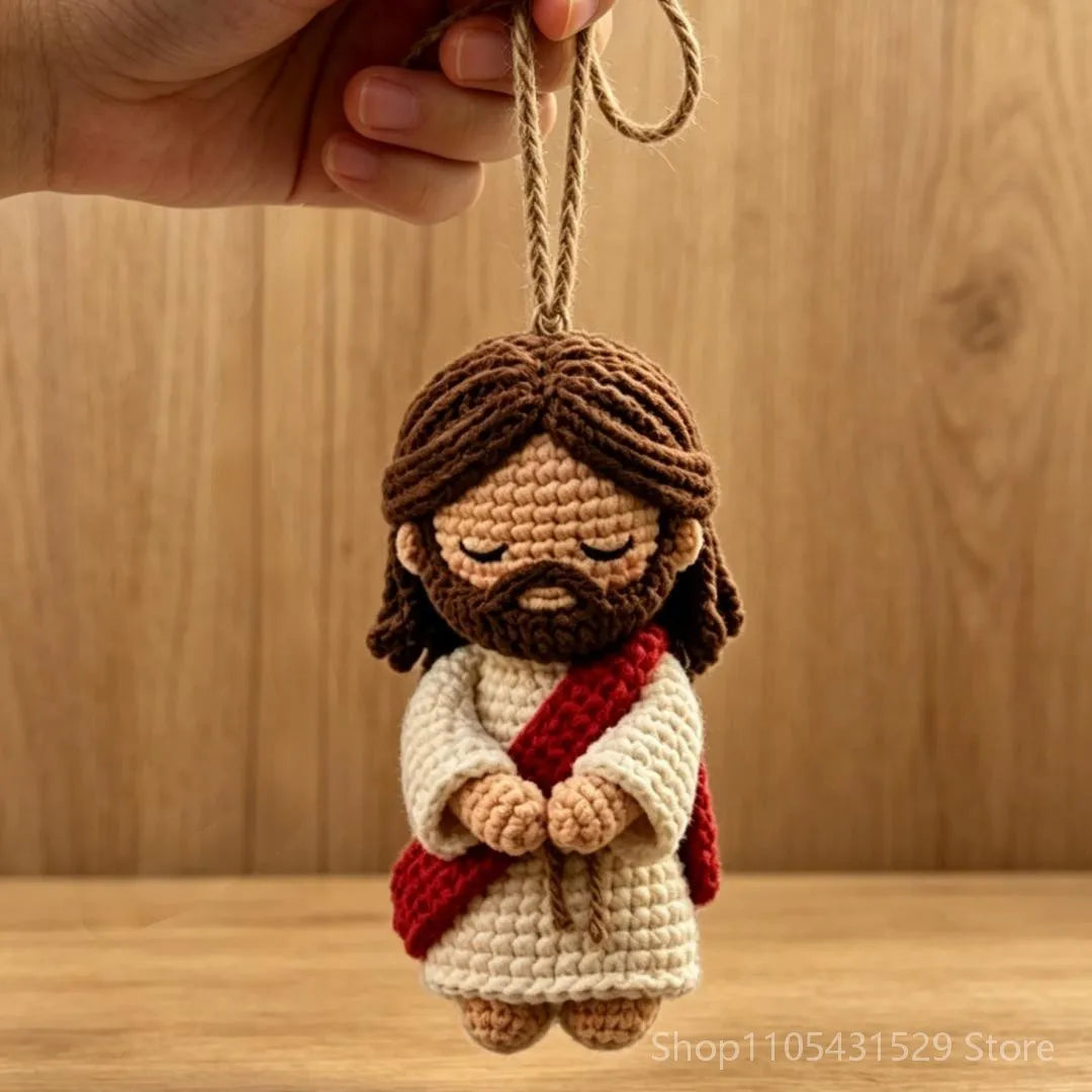 Crochet Jesus Tree Ornament