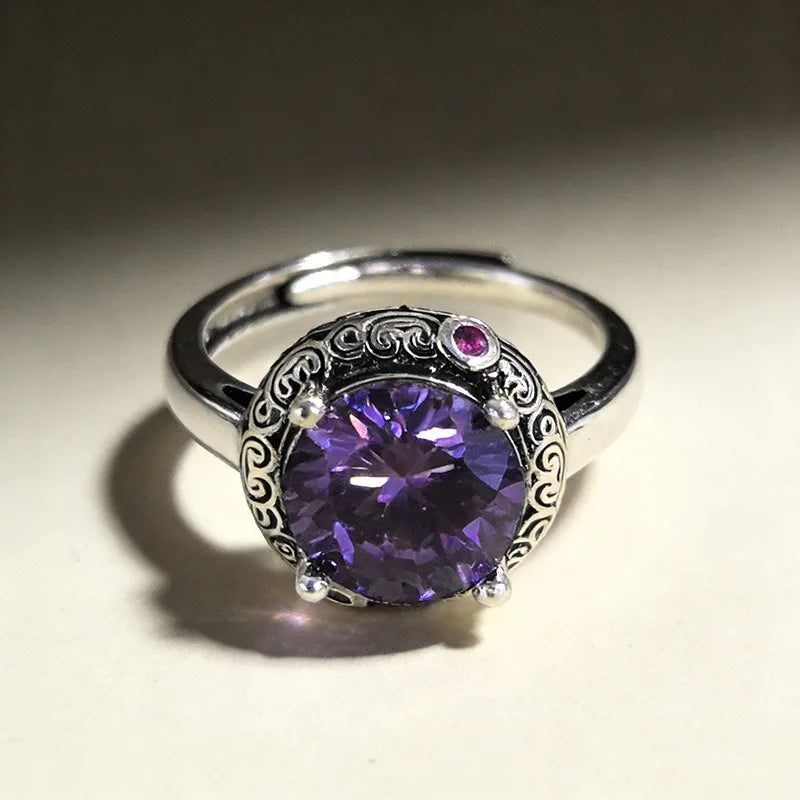 Vintage Sterling Silver Adjustable Ring