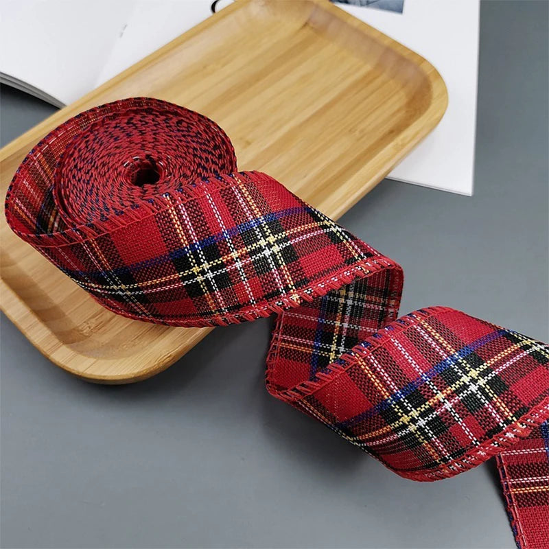 Plaid Christmas Ribbons