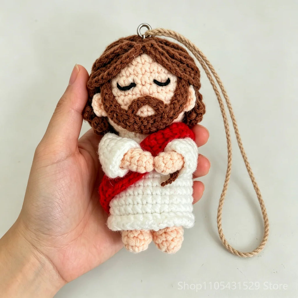Crochet Jesus Tree Ornament