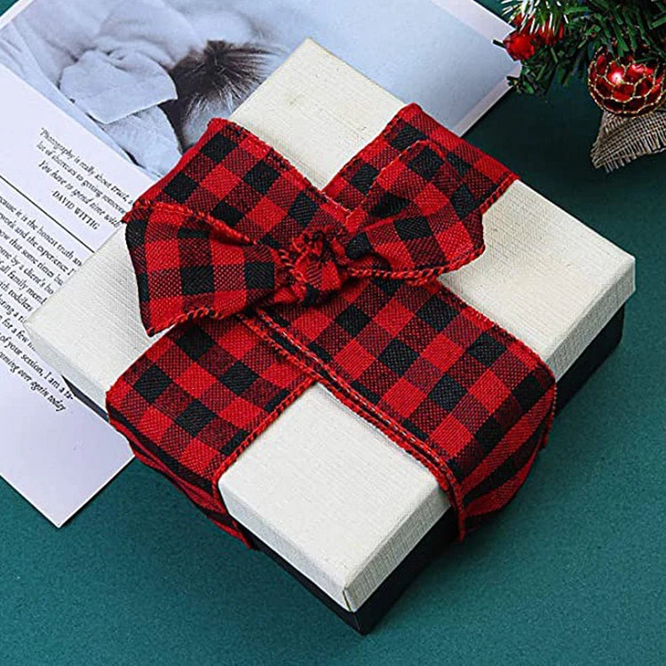 Plaid Christmas Ribbons